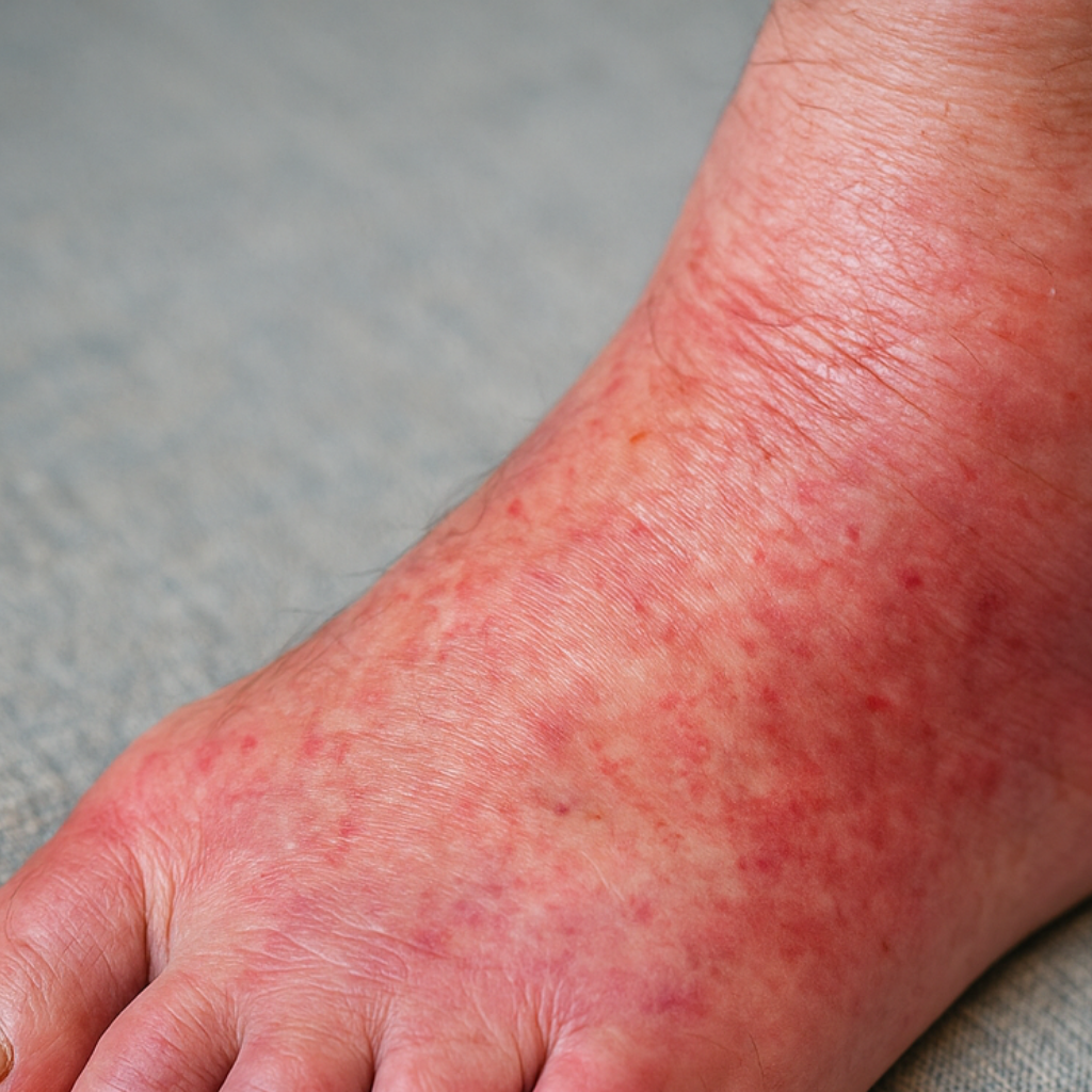 Illustration of nerve fibers